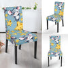 Mouse Cheese Pattern Print Chair Cover-grizzshop