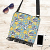 Mouse Cheese Pattern Print Crossbody bags-grizzshop