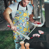 Mouse Cheese Pattern Print Men's Apron-grizzshop