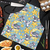 Mouse Cheese Pattern Print Men's Apron-grizzshop