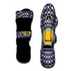 Moving Optical Blue Splashing Illusion Muay Thai Shin Guards-grizzshop