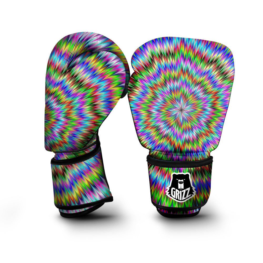 Moving Optical Illusion Abstract Dizzy Boxing Gloves-grizzshop