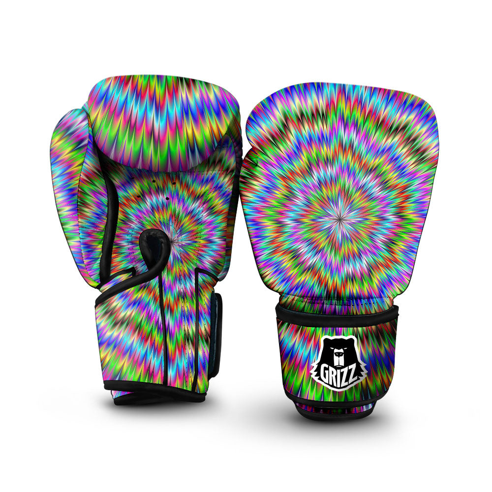Moving Optical Illusion Abstract Dizzy Boxing Gloves-grizzshop