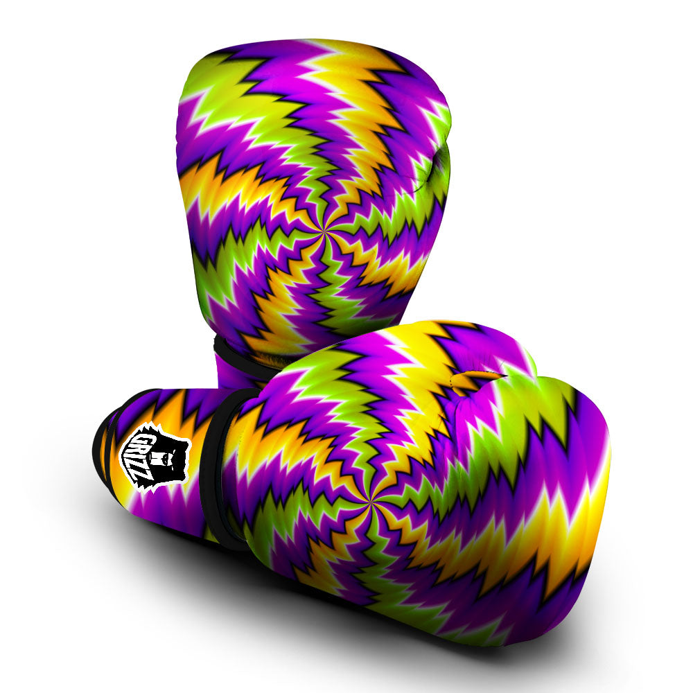 Moving Optical Illusion Dizzy Vortex Boxing Gloves-grizzshop