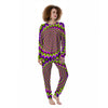 Moving Optical Illusion Spiky Spiral Women's Pajamas-grizzshop