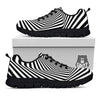 Moving Optical Illusion Twisted Spiral Black Sneaker-grizzshop