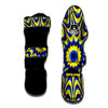 Moving Optical Yellow Dizzy Illusion Muay Thai Shin Guards-grizzshop