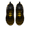 Moving Optical Yellow Explosion Illusion Black Sneaker-grizzshop