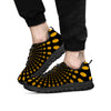 Moving Optical Yellow Explosion Illusion Black Sneaker-grizzshop