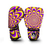 Load image into Gallery viewer, Moving Optical Yellow Flower Illusion Boxing Gloves-grizzshop