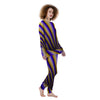 Moving Optical Yellow Vortex Illusion Women's Pajamas-grizzshop