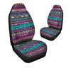 Multicolor Native Aztec Doodle Car Seat Covers-grizzshop
