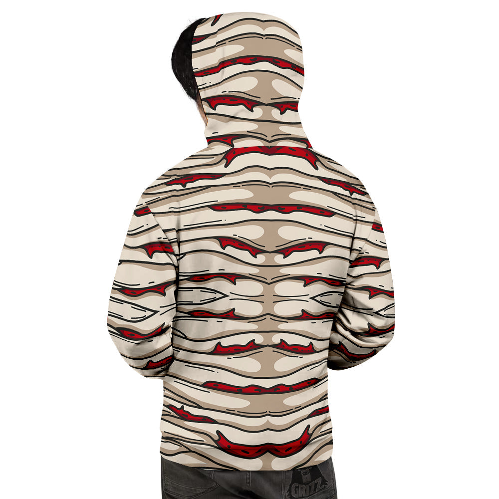 Mummy Bandage Print Pattern Men's Hoodie-grizzshop