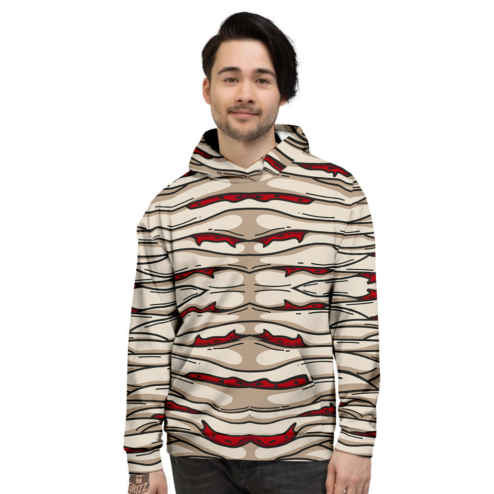 Mummy Bandage Print Pattern Men's Hoodie-grizzshop
