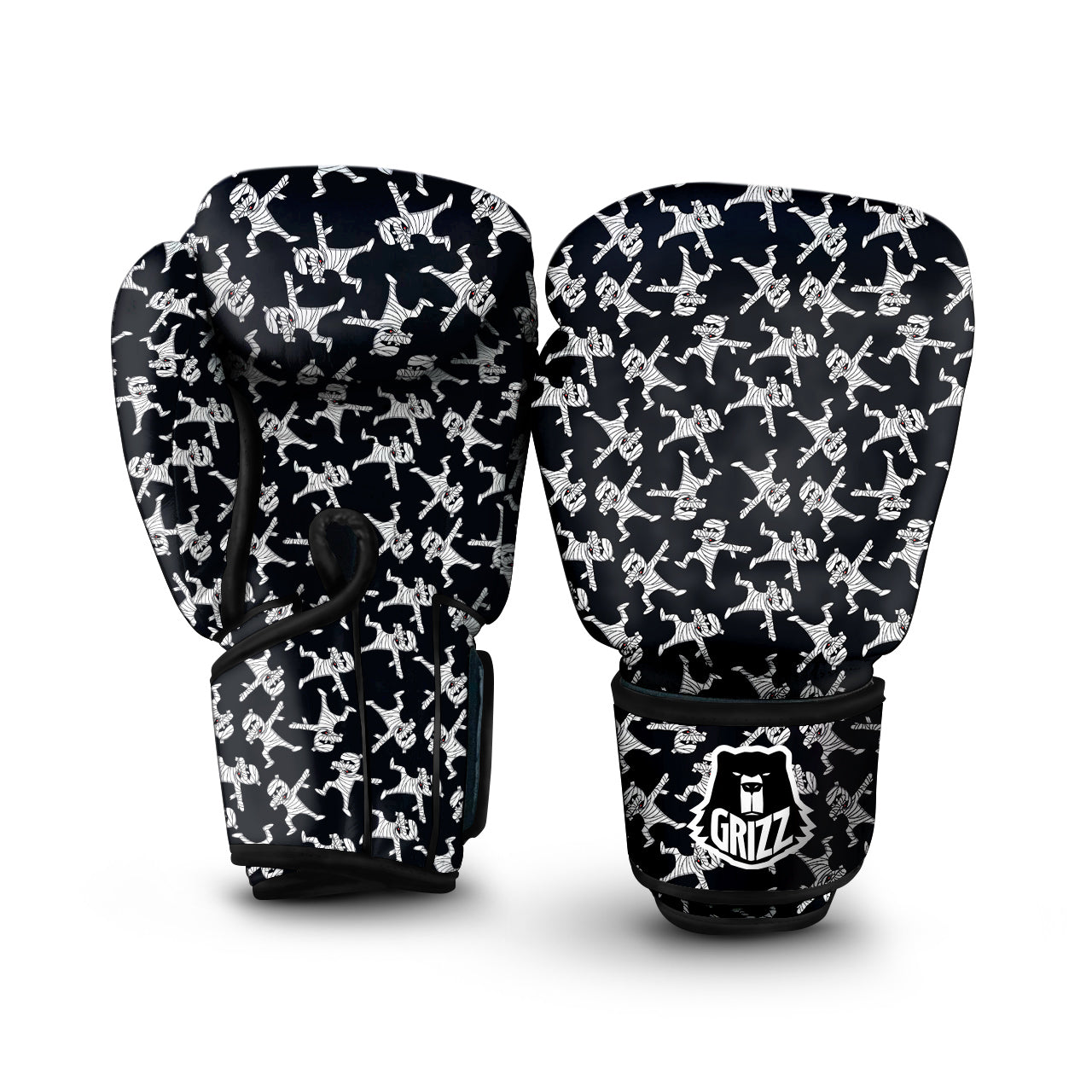 Mummy Cute Print Pattern Boxing Gloves-grizzshop