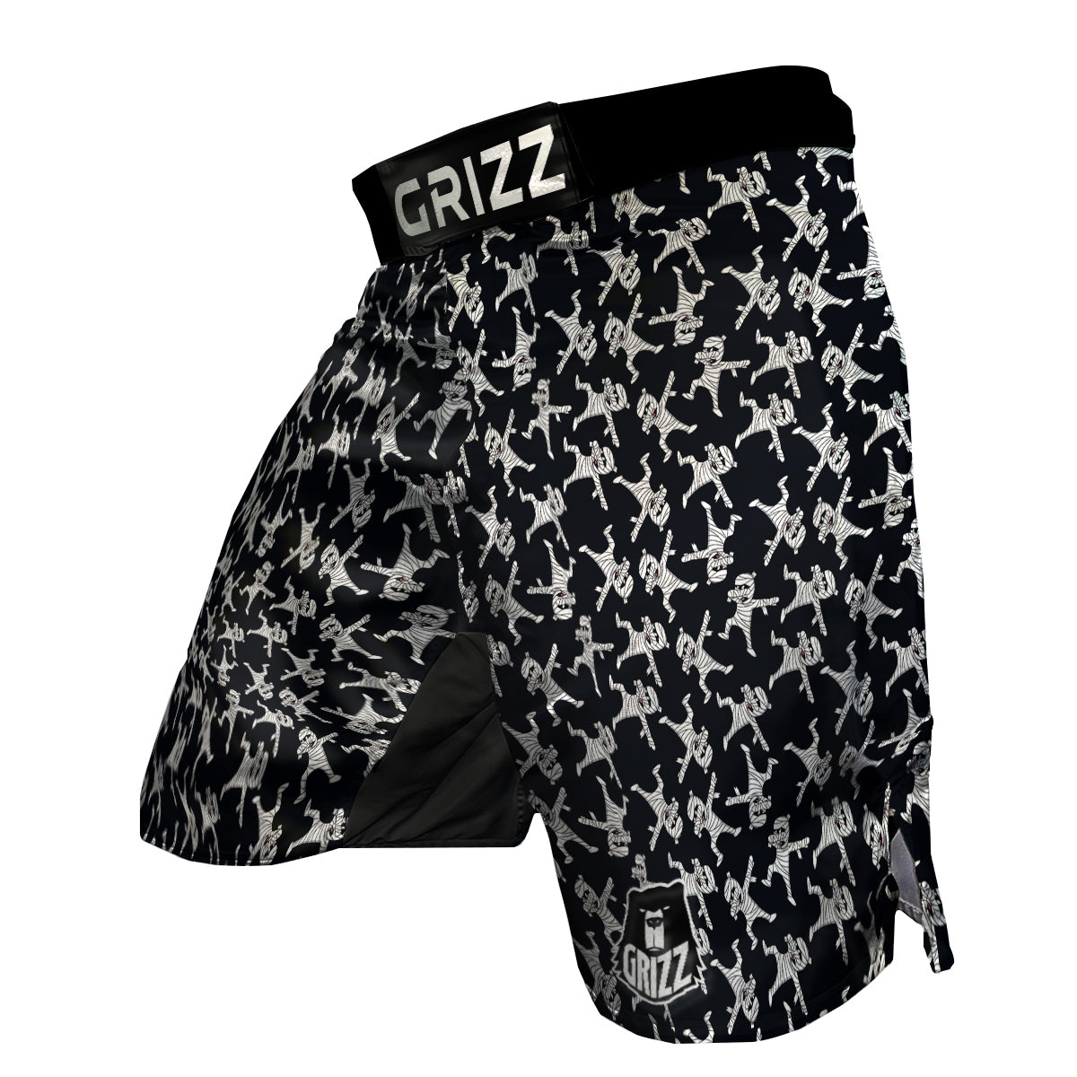 Mummy Cute Print Pattern MMA Shorts-grizzshop