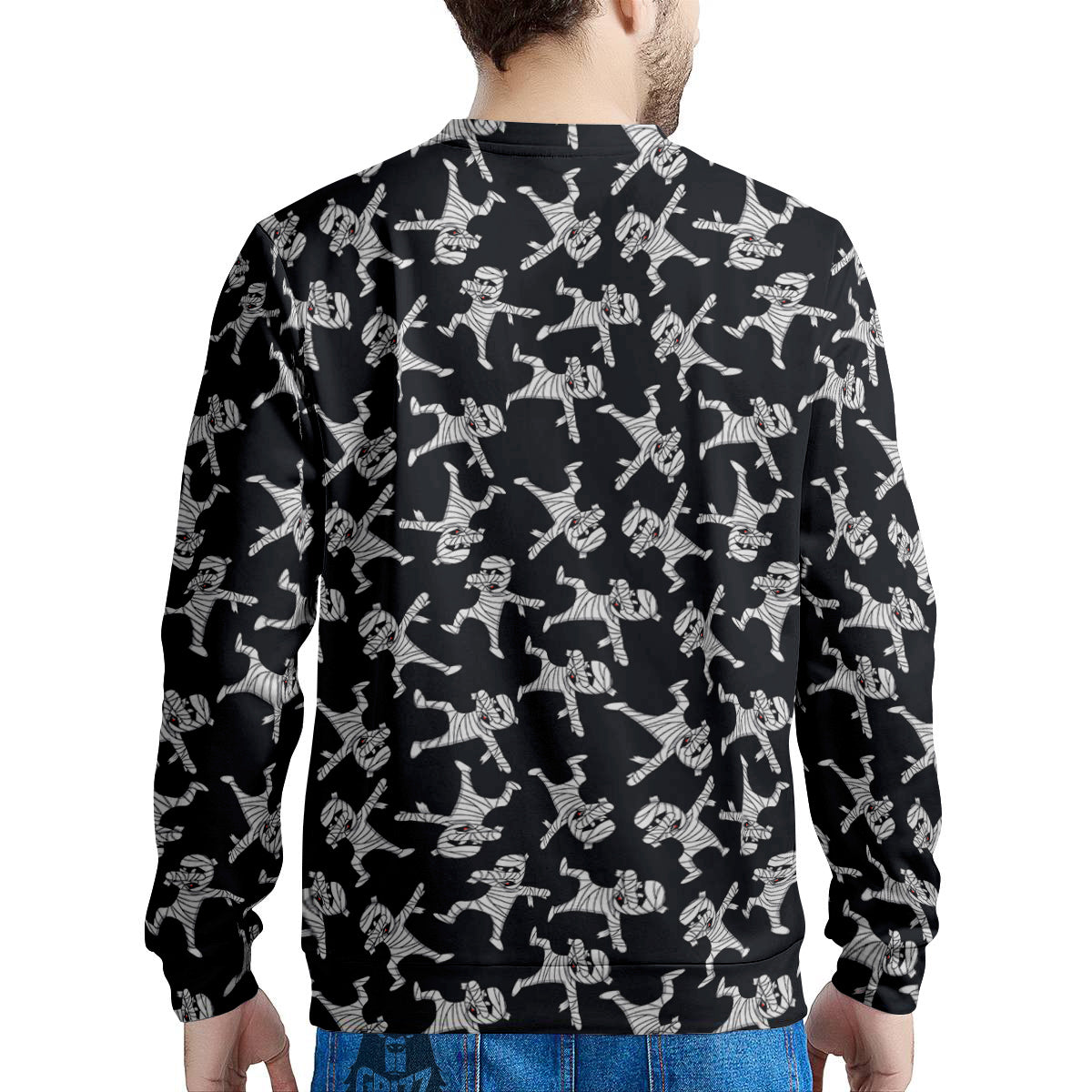 Mummy Cute Print Pattern Men's Sweatshirt-grizzshop
