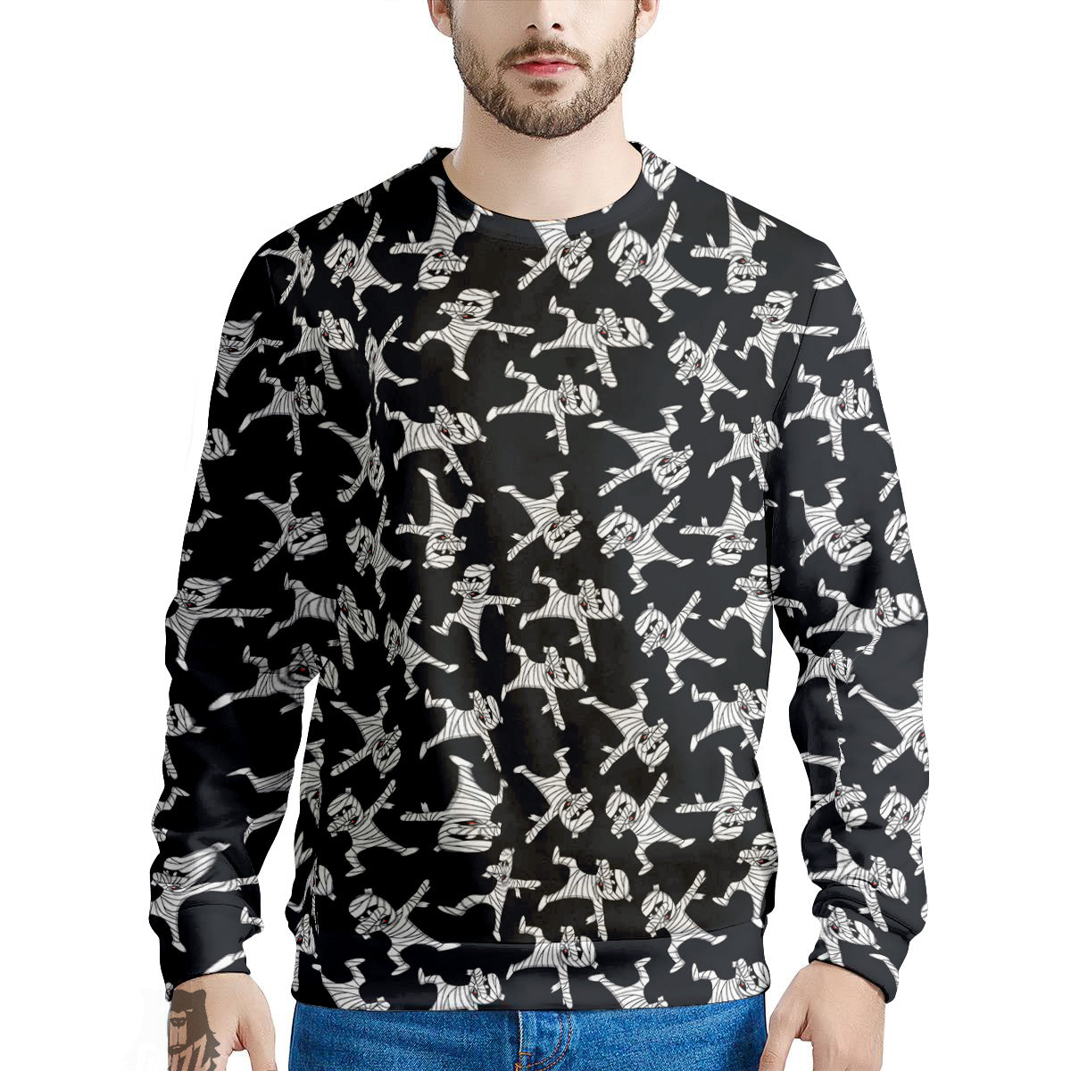 Mummy Cute Print Pattern Men's Sweatshirt-grizzshop