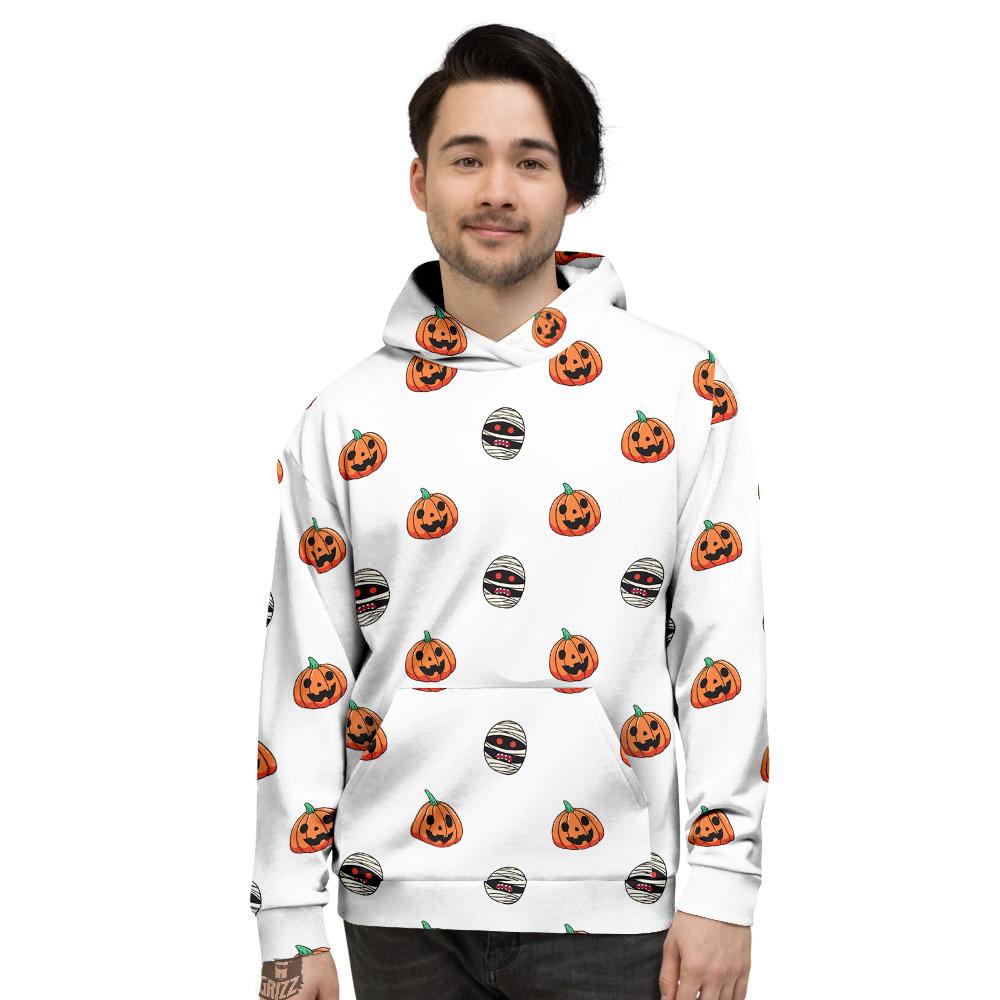 Mummy Halloween Print Pattern Men's Hoodie-grizzshop