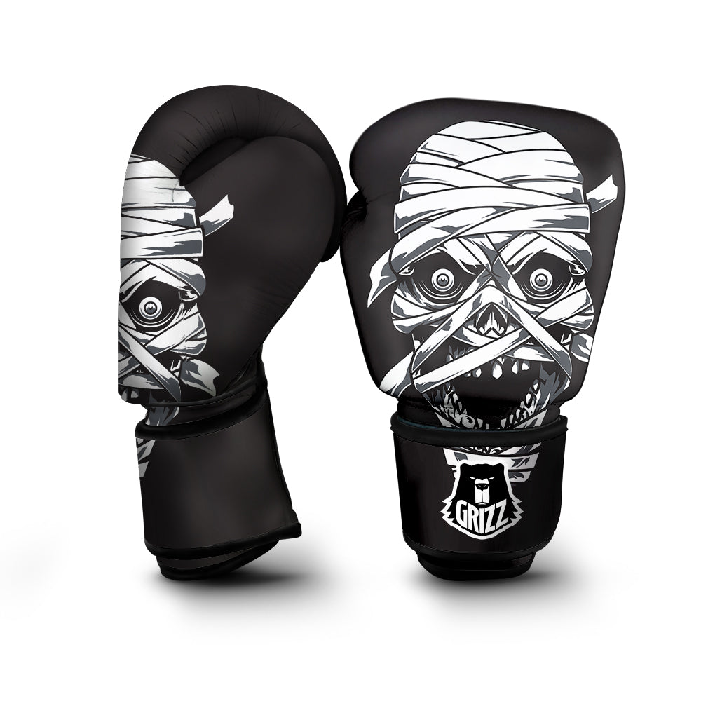 Mummy Head Print Boxing Gloves-grizzshop