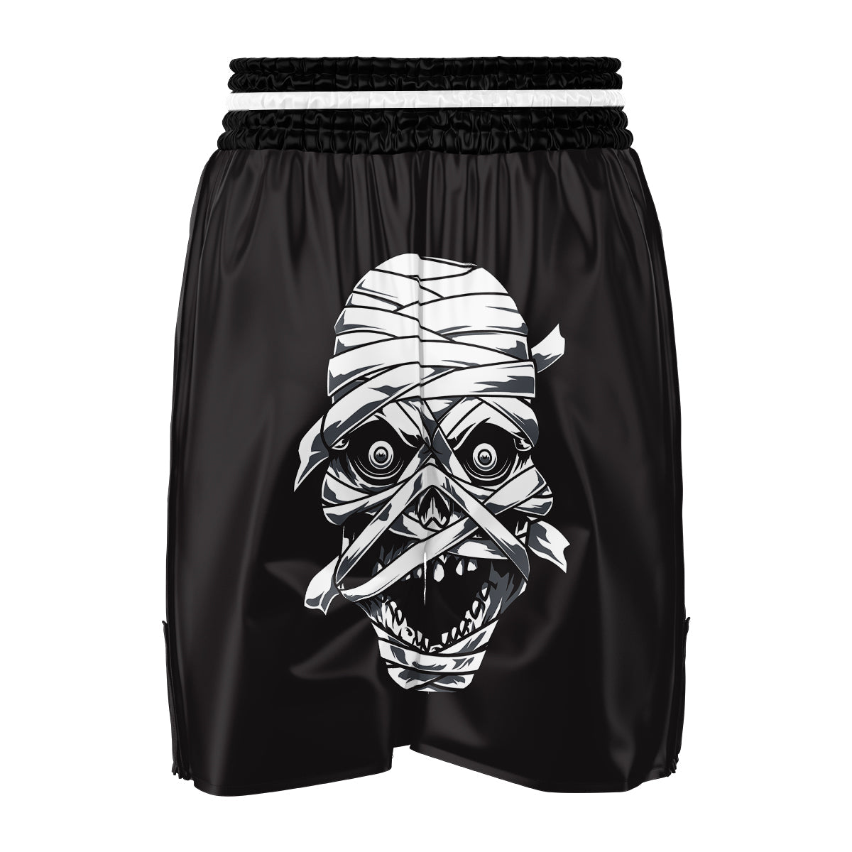 Mummy Head Print Boxing Shorts-grizzshop