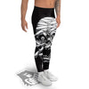 Mummy Head Print Men's Leggings-grizzshop