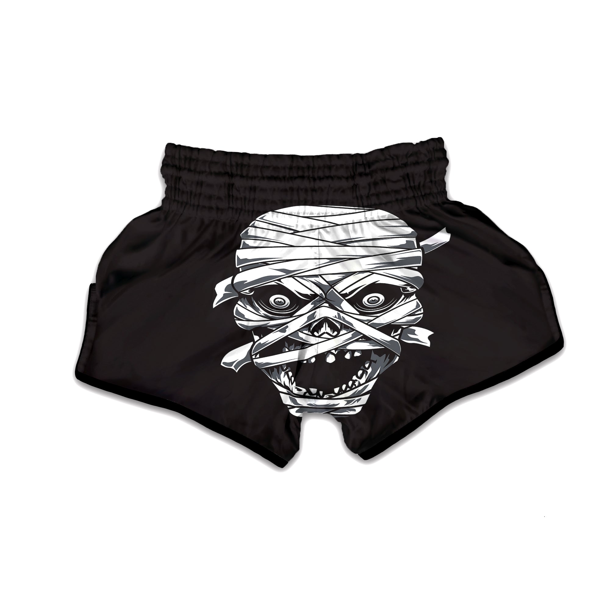 Mummy Head Print Muay Thai Boxing Shorts-grizzshop