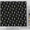 Mummy Pattern Print Bathroom Shower Curtain-grizzshop