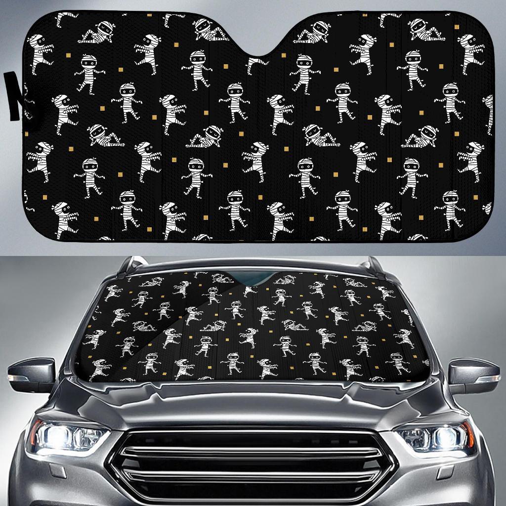 Mummy Pattern Print Car Sun Shade-grizzshop