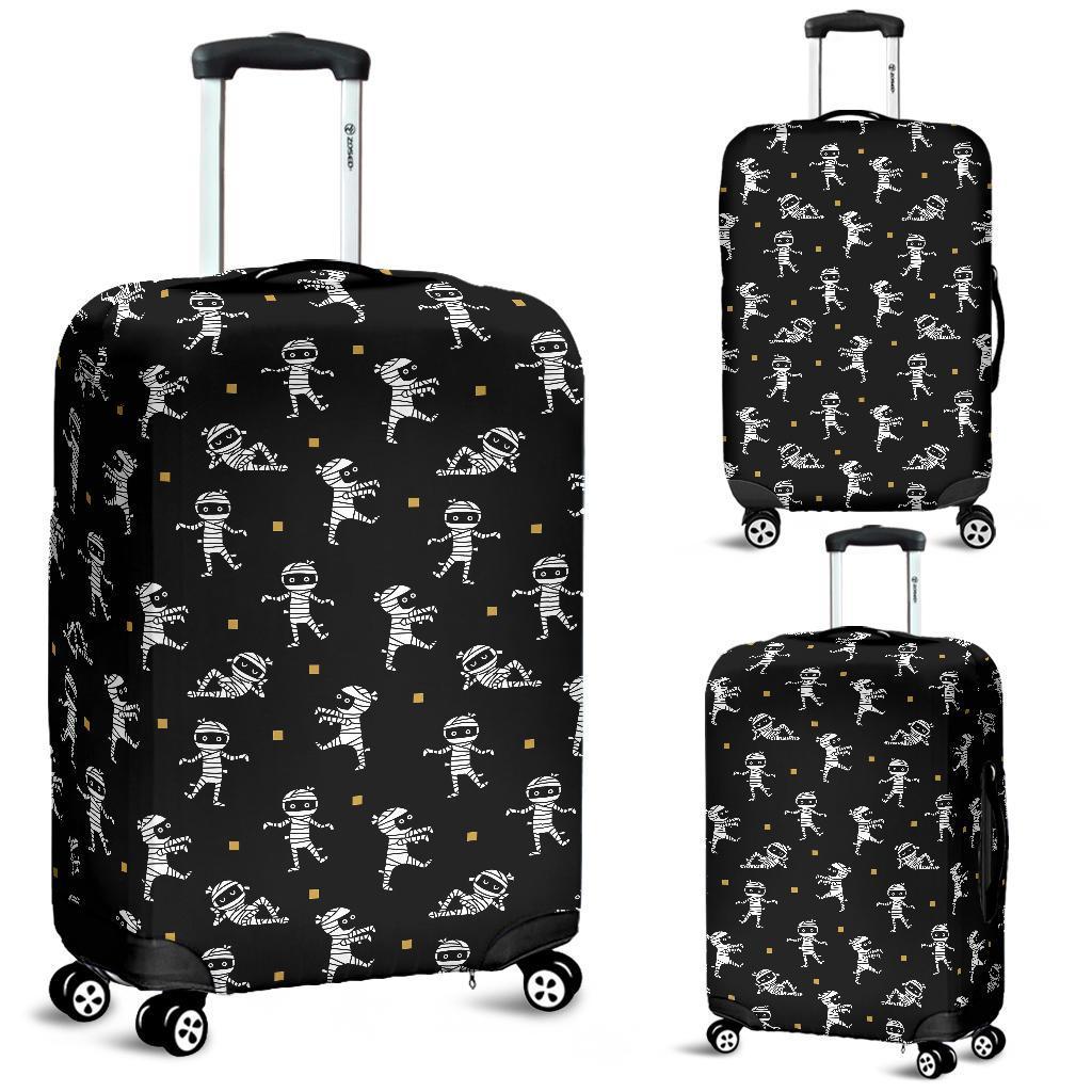 Mummy Pattern Print Luggage Cover Protector-grizzshop