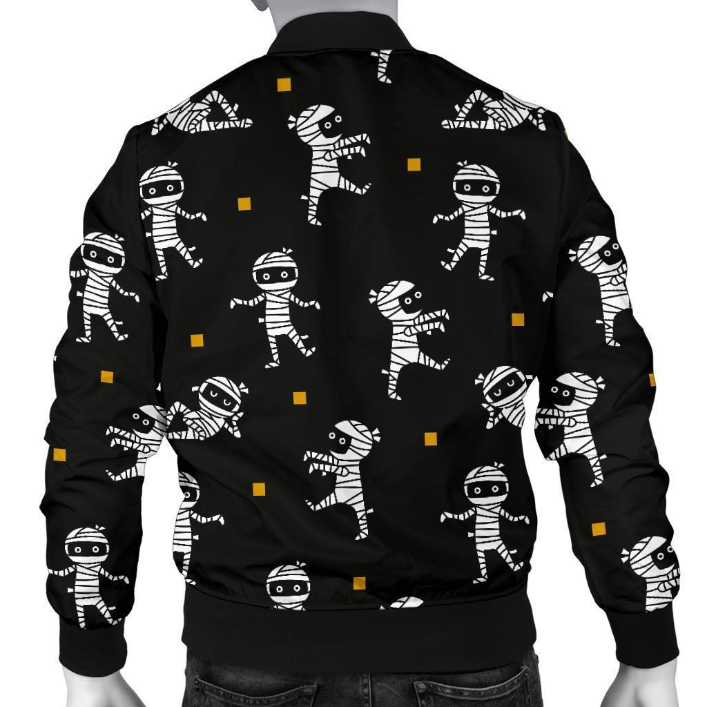 Mummy Pattern Print Men's Bomber Jacket-grizzshop