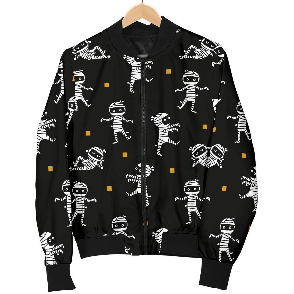 Mummy Pattern Print Men's Bomber Jacket-grizzshop