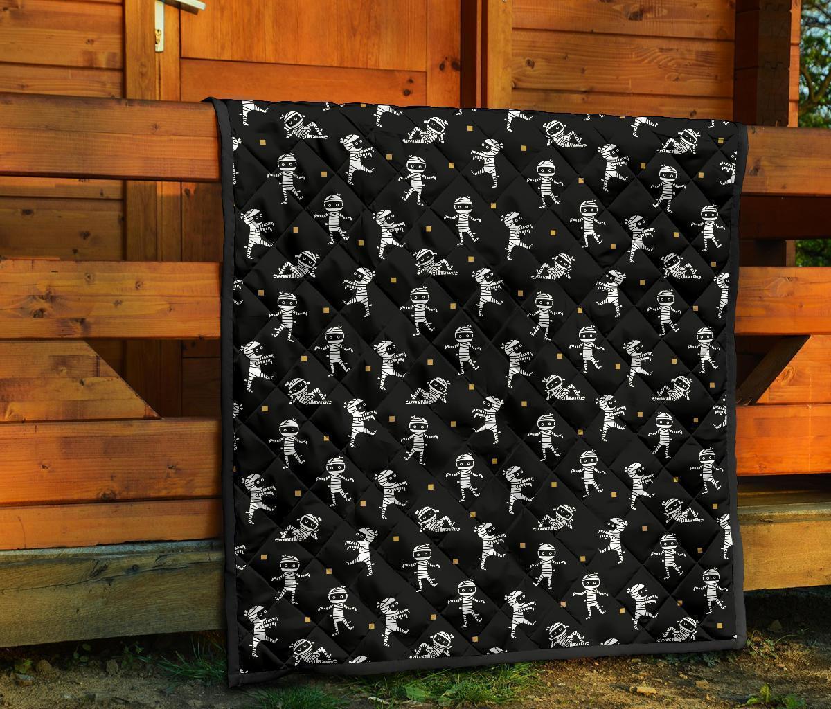 Mummy Pattern Print Quilt-grizzshop
