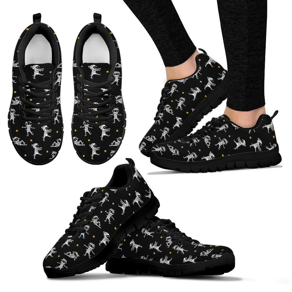 Mummy Pattern Print Sneaker Shoes For Men Women-grizzshop