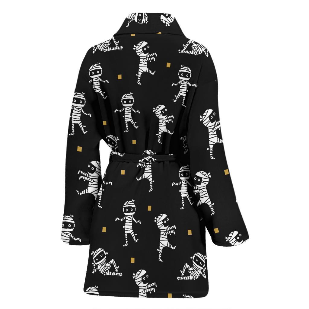 Mummy Pattern Print Women Long Robe-grizzshop