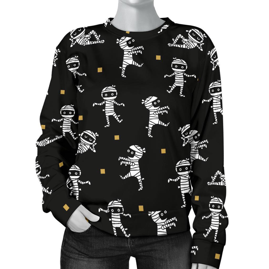 Mummy Pattern Print Women's Sweatshirt-grizzshop