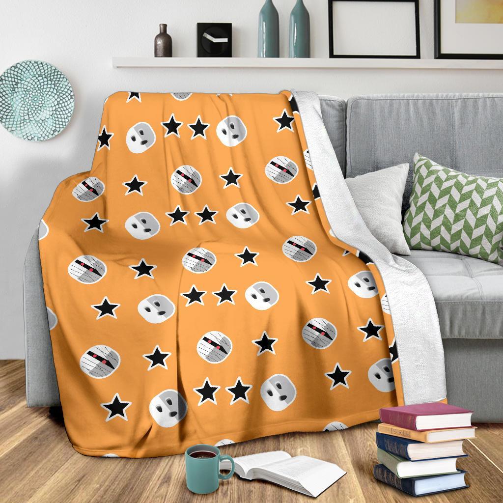 Mummy Print Pattern Blanket-grizzshop