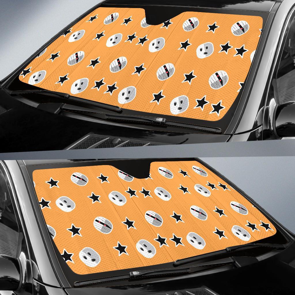 Mummy Print Pattern Car Sun Shade-grizzshop