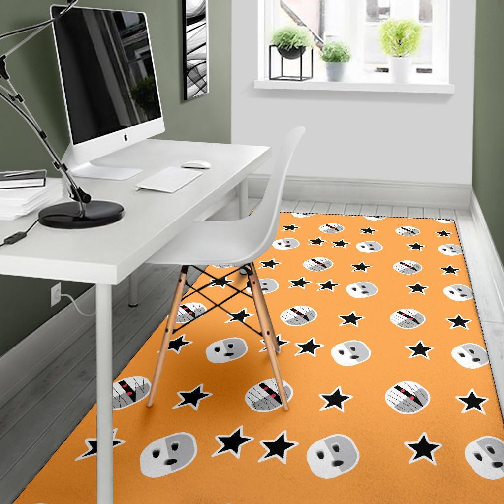 Mummy Print Pattern Floor Mat-grizzshop