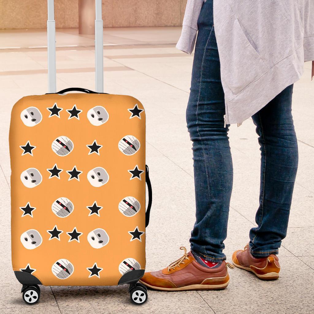 Mummy Print Pattern Luggage Cover Protector-grizzshop