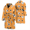 Mummy Print Pattern Men Long Robe-grizzshop