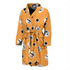 Mummy Print Pattern Men Long Robe-grizzshop