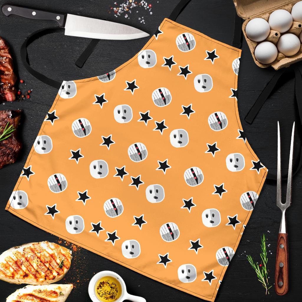Mummy Print Pattern Men's Apron-grizzshop