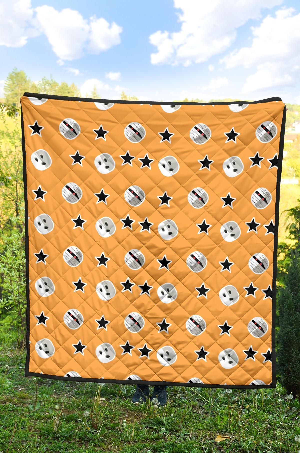 Mummy Print Pattern Quilt-grizzshop