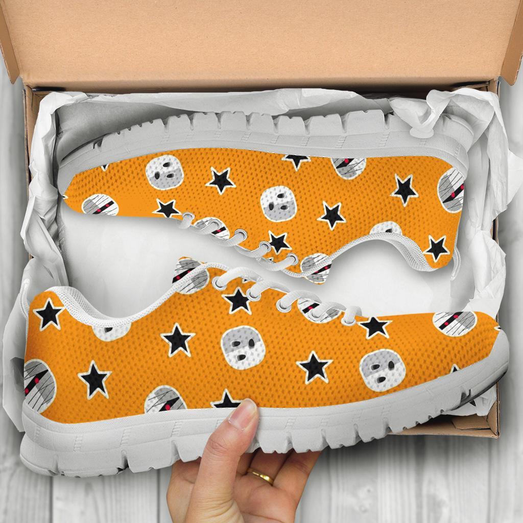 Mummy Print Pattern Sneaker Shoes For Men Women-grizzshop