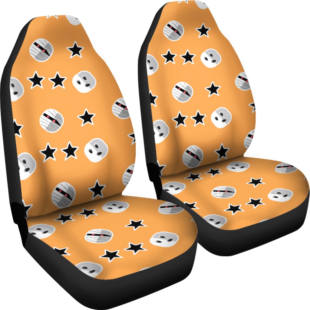 Mummy Print Pattern Universal Fit Car Seat Covers-grizzshop