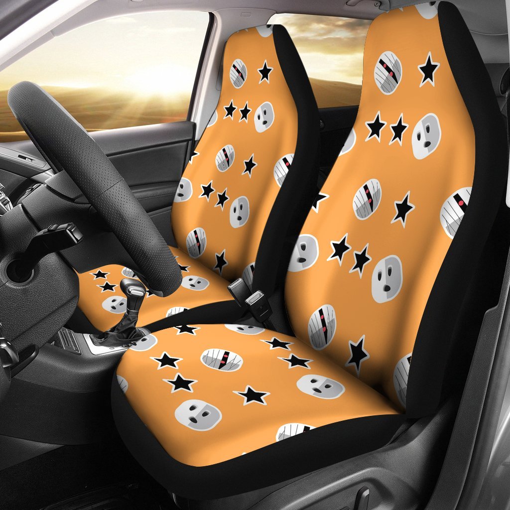 Mummy Print Pattern Universal Fit Car Seat Covers-grizzshop