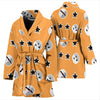 Mummy Print Pattern Women Long Robe-grizzshop