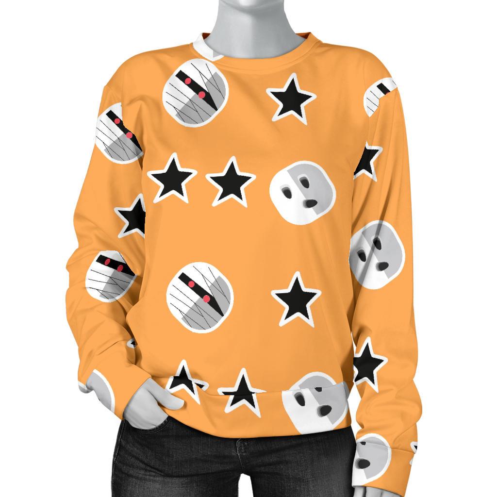 Mummy Print Pattern Women's Sweatshirt-grizzshop
