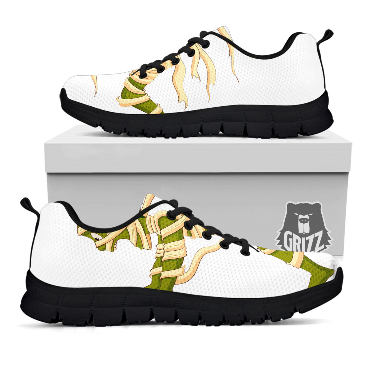 Mummy Running Print Black Sneaker-grizzshop